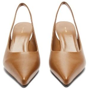 The Row Bourgeoise Slingback Pumps Camel